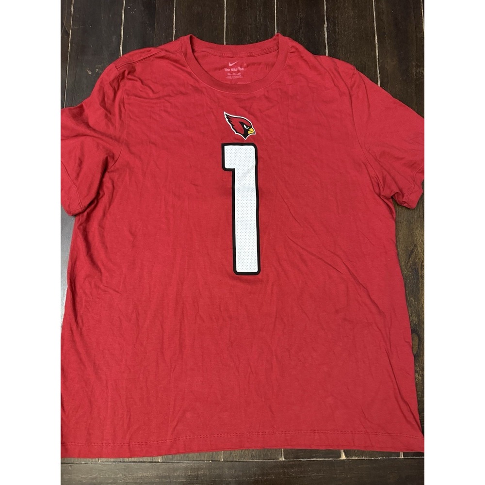 Nike Kyler Murray Arizona Cardinals #1 Jersey T Shirt Men's Large Red NFL
